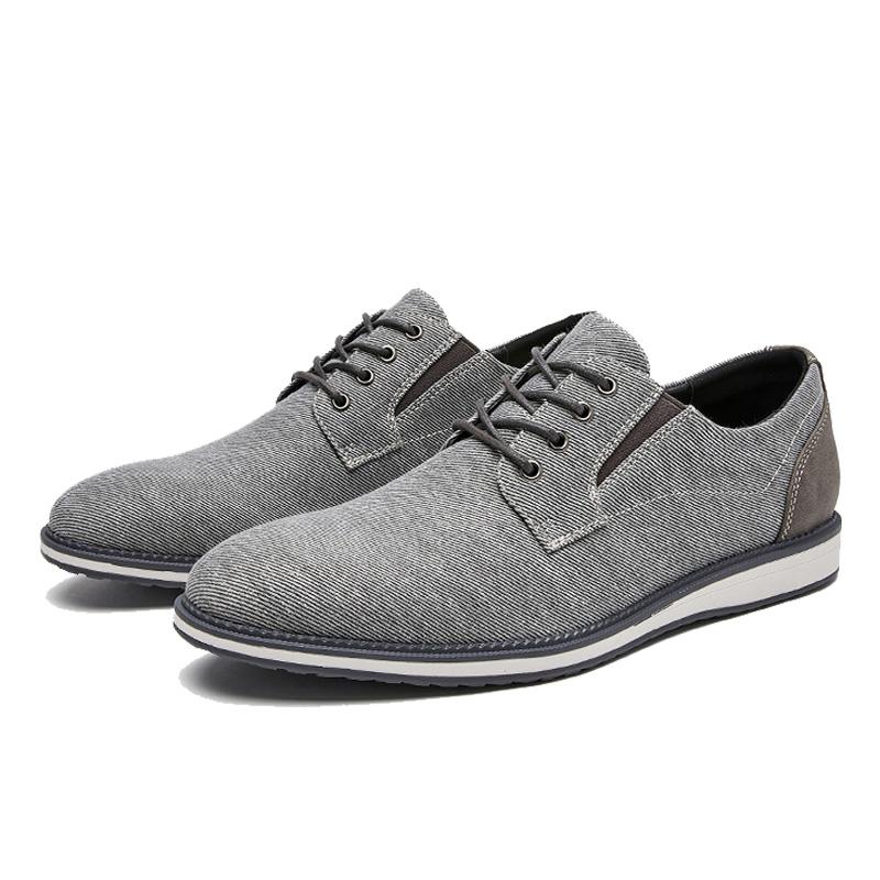 

Мужская повседневная обувь из коровьей кожи, летние сандалии с вырезами, дышащие черные деловые туфли, туфли-лоферы без застежек для мужчин 10 серый