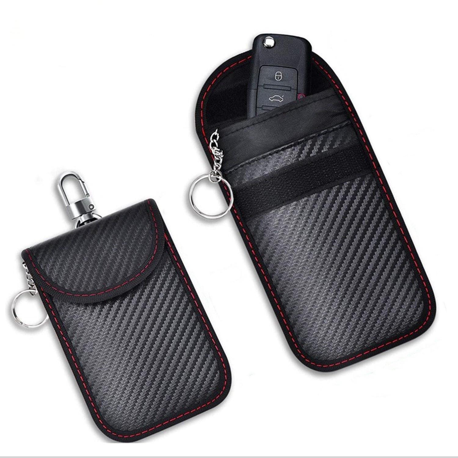 Wholesale Car Key Blocker Case Keyless Blocking Bag Accessories / чёрный