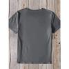 Women's Hippie Life Printed Crew Neck T Shirt, Women's Casual Short Sleeve Top, Suitable Round Neck Top for All Seasons