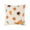 Autumn Maple Leaf Pumpkin Embroidered Pillow Living Room Sofa Cushion Back To Pillow Thanksgiving Halloween Decoration Pillow Case