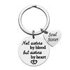 Unique Friendship Keyring Stainless Steel Key Chain Never Fades Or Breaks Birthday Christmas Gift