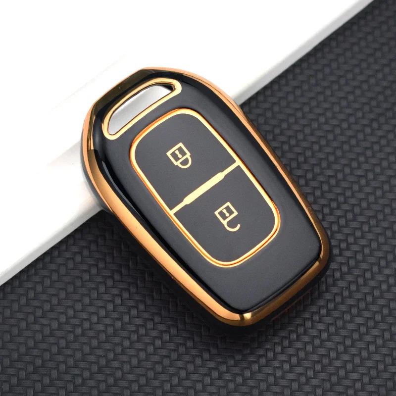 Tpu Housing Remote Fit For Renault Kwid Traffic Symbol Fit For Dacia Sandero Logan Duster Auto Smart Key Fob Case Cover Key Fob Protector Mount