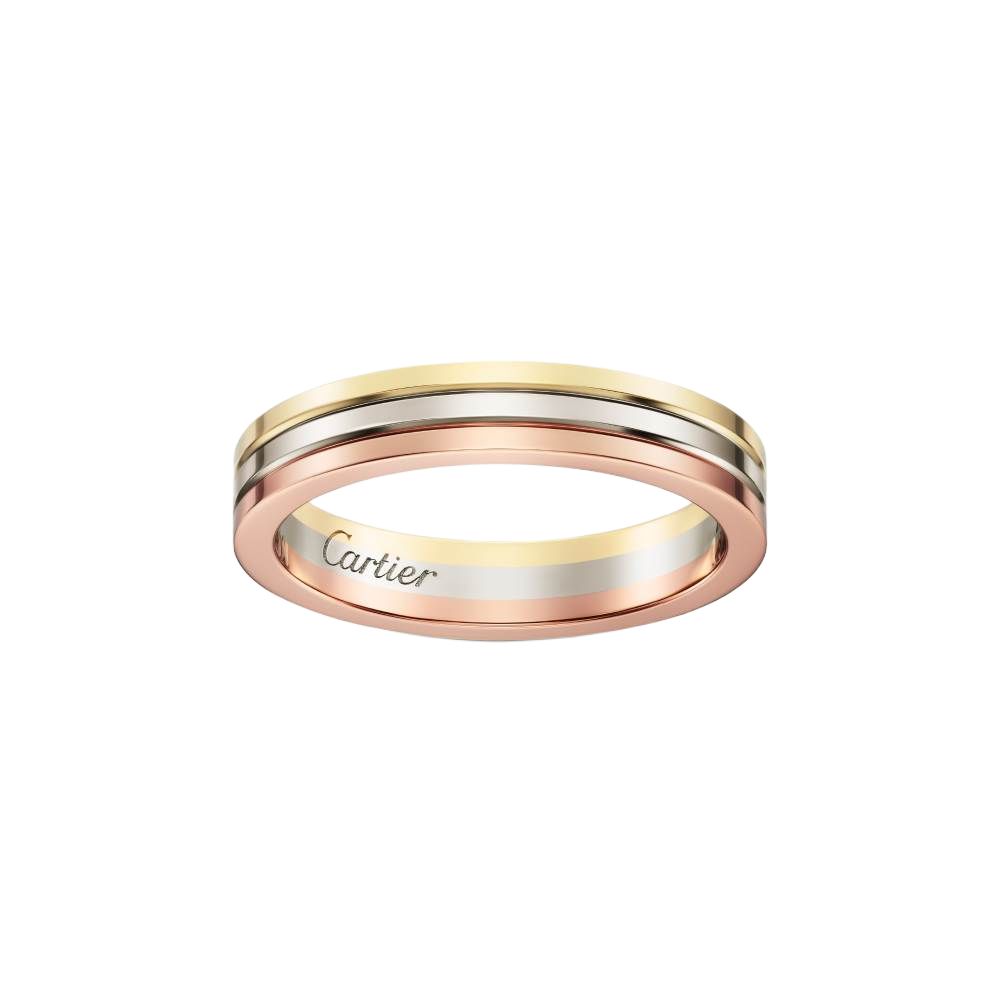 Cartier Vendome Louis Klasisks Kolonnas Gredzens