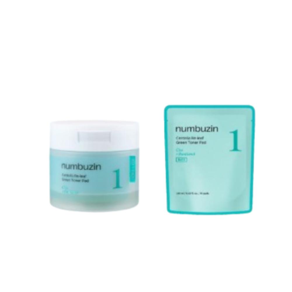 

Numbuzin Toner Pad Refill Set Large Pack 70+70 Sheets (No.1) Refreshing & Hydrating Skincare