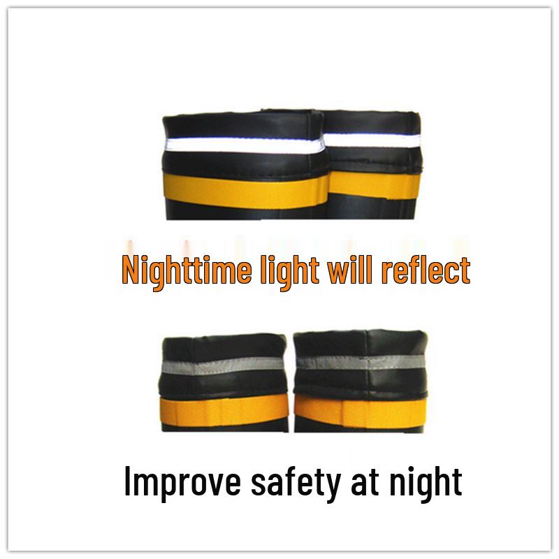 Men's Steel Toe High-Top Anti-Smash Rubber Mining Boots: Water and Puncture Resistant Work Shoes