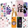 Dog Footprint Paw Cute Soft Case For Xiaomi Mi 11 Lite 11i 12X 11T 10T 9T Pro Phone Cover 12 10 9 8 5X 6X Ultra Housing Coque Fu