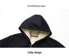 European Men's Thick Lambskin Work Jacket - Cozy Loose Fit for Autumn & Winter