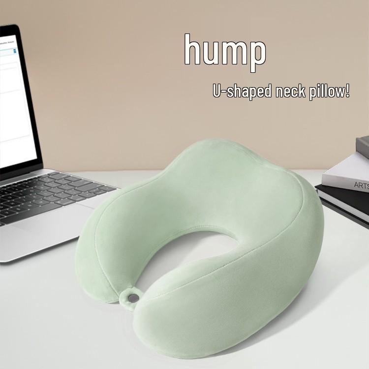U-Shaped Memory Foam Neck Support Pillow with Custom Logo for Travel and Promotions