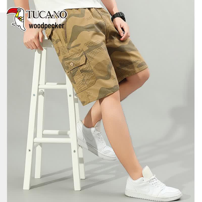 TUCANO Men s Summer Cotton Casual Cargo Shorts 2XL
