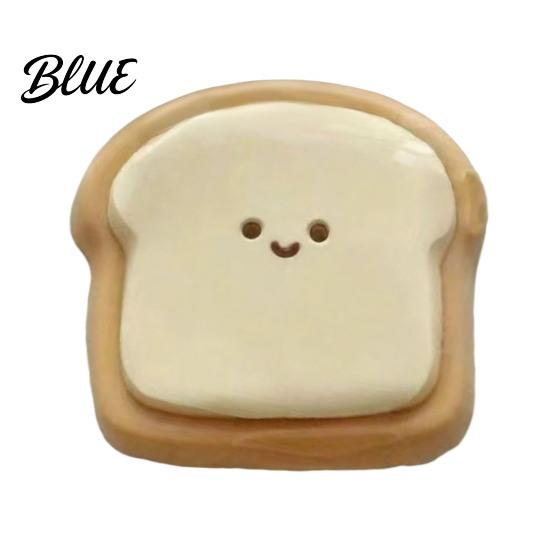 Hand Kneading Toys Food Shape Squeeze Toy Cute Smiling Toast Stress Relief Soft Slow Rebound Sensory Fidget Toy for Adults Anxiety Relief,