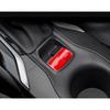 Electronic Handbrake Red Button Sticker Aluminum For Toyota Corolla -