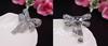 Zircon Ribbon Flower Brooch Crystal Flower Corsage Sparkling Diamond Flower Chest Decoration Gift for Mothers Such As Entrance Ceremonial Ceremonies,
