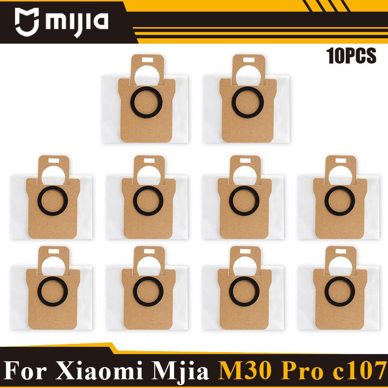 For Xiaomi Mijia M30Pro/c107 Replacement Parts Mop Cloth Dust Bag Hepa Filter Main Brush Main brush cover Mop cloth holder Spare
