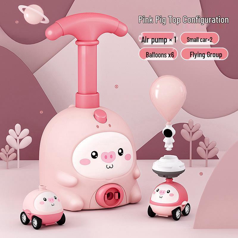 TikTok Kids' Little Pig Balloon Car - Fun Interactive Educational Toy Sensation