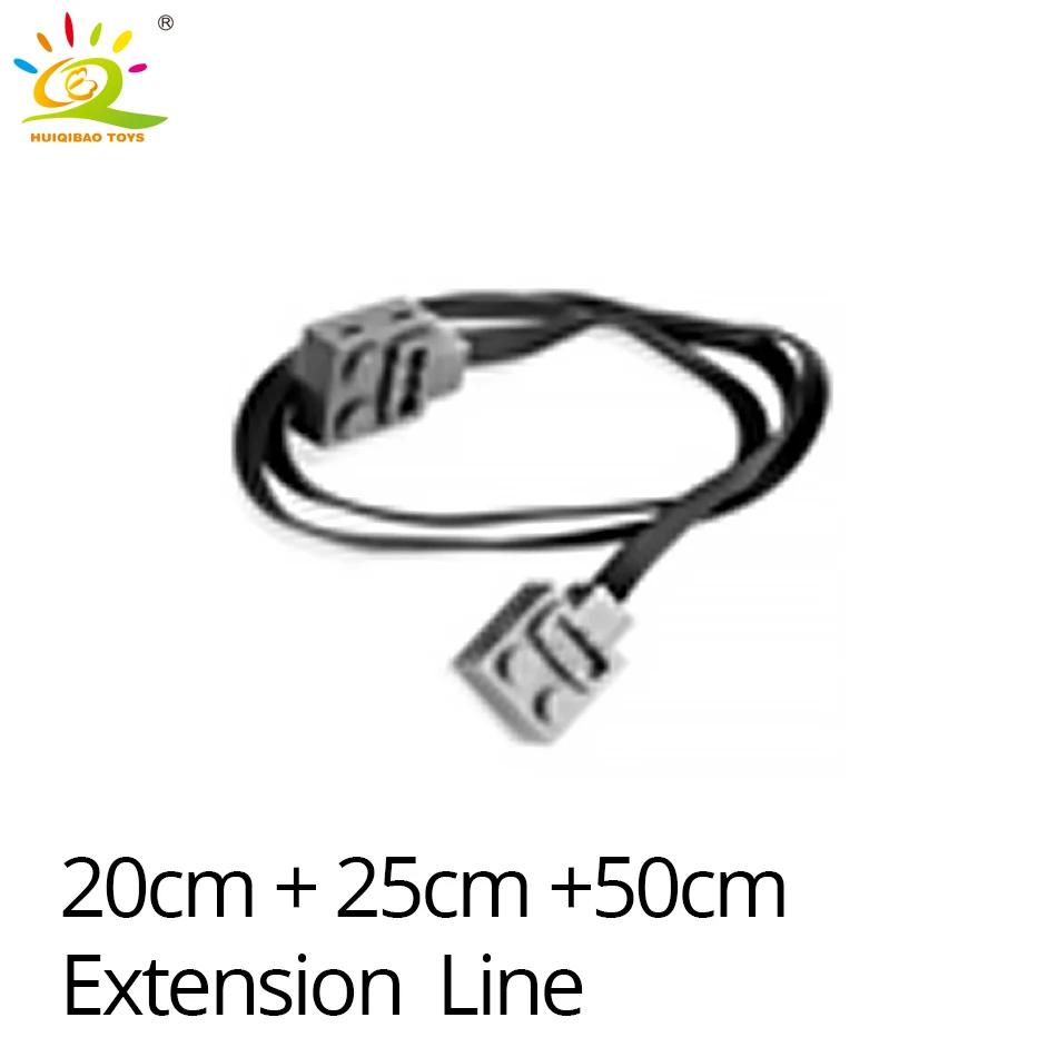 MOC Technical Power Function Train M L XL Motor IR Building Blocks High Tech Parts Bricks DIY Car Truck Construction