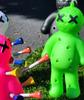 Voodoo Golf Ball Tee Holder Novelty Keychain Accessories for Bags Gifts for Men Fits 3 2 1 Tees 1/4, 3/4, 1/2 (Green)