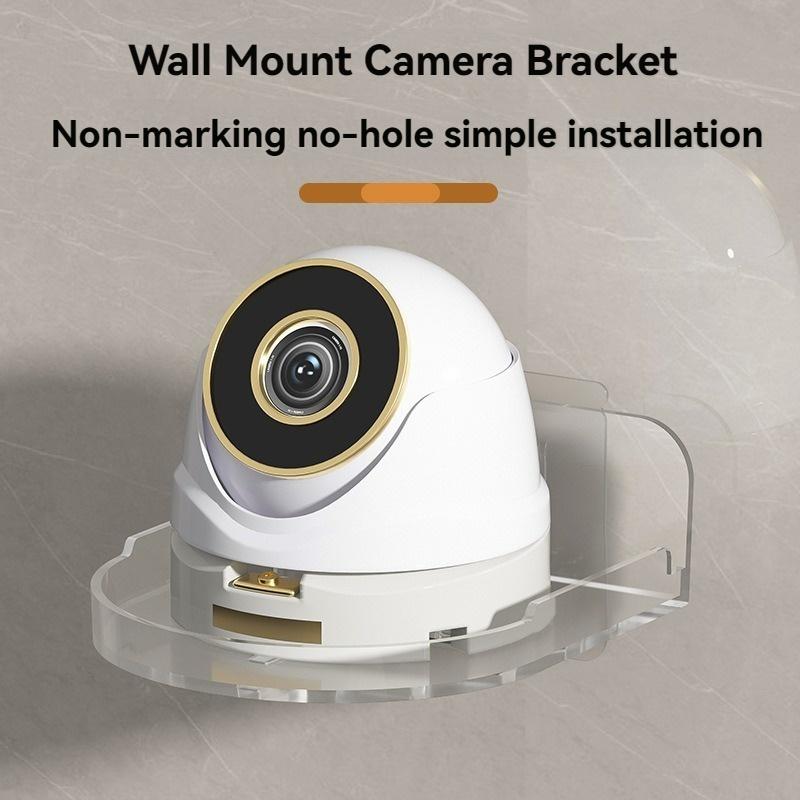 2pcs Universal Non-Drilling Wall Mount for Camera - Durable and Space-Saving Storage Holder
