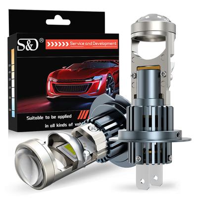 2pcs H7 LED Projector Lens Headlight Bulbs LHD 1:1 Mini Size H4 H11 Super Bright 60000Lm 100W 9005 HB3 9006 HB4 Headlamp Hi/Lo Beam Plug&Play 6000K
