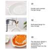 Manual Garlic Shredding Plate Round Porcelain Carrot Grinding Dish  Ginger Garlic Paste