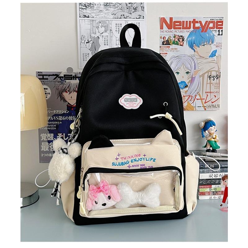 The New Schoolbag Is High-value, Fresh and Sweet, College-style Backpack, Light Travel and Large-capacity Backpack for Junior High School Students.