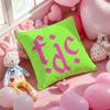 Band F-Fontaines D C Romance Cushion Cover Pattern Printed Pillowcase for Living Room Sofa Cushion Cover & Bedroom Decor