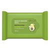 Avocado Face Cleansing Wipes: Gentle, Non-Irritating, Disposable for Deep Cleanse - Ideal for Lazy Routine