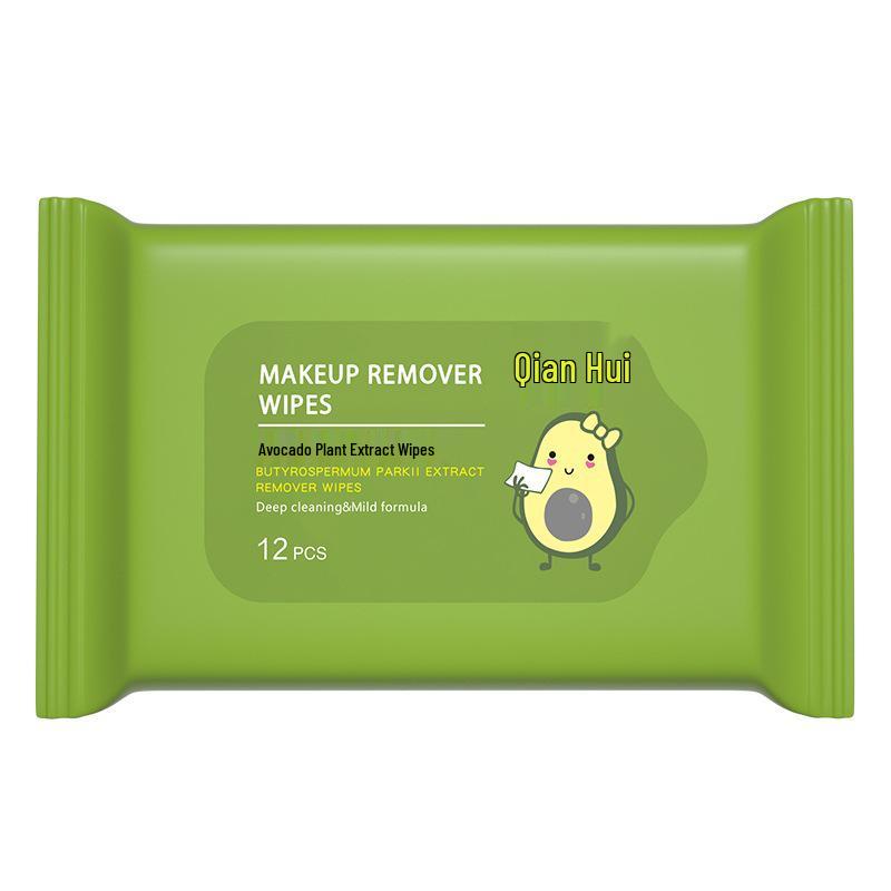 Avocado Face Cleansing Wipes: Gentle, Non-Irritating, Disposable for Deep Cleanse - Ideal for Lazy Routine