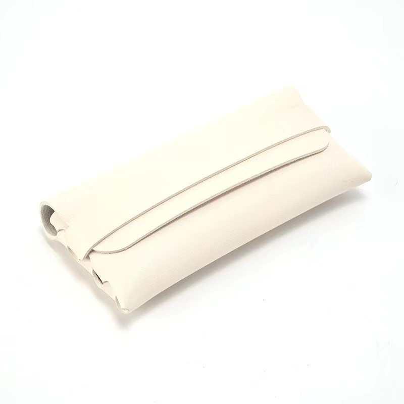 Retro High-End Drop-Proof Eyeglass & Sunglasses Case - Soft Portable Anti-Compression Snap Closure Pouch