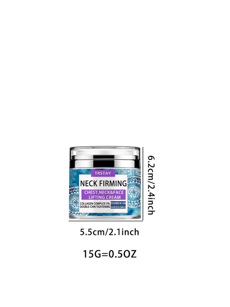 Neck Firming Cream - Double Chin Reducer - Retinol & Collagen Skin Tightening Cream - Anti-Aging Moisturizer for Neck