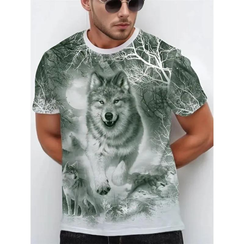 3D Printed Men's T-Shirt Summer Breathable Versatile Fashion