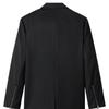 Calvin Klein Wool Blend Metal Buckle Structured Blazer Women blazers Space-Black 40433WF