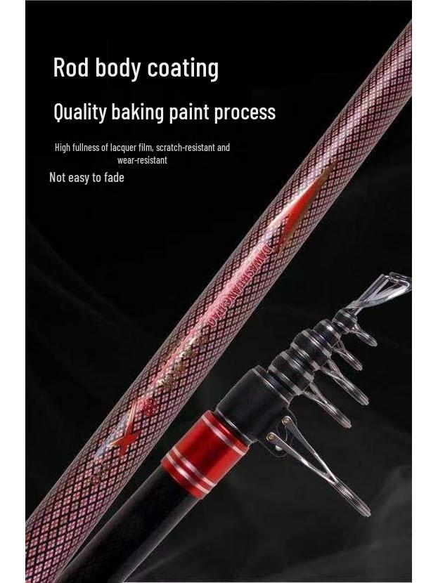 Wędzisko do wędkarstwa morskiego z włókna węglowego do dalekich rzutów - Twardy i wytrzymały sprzęt wędkarski