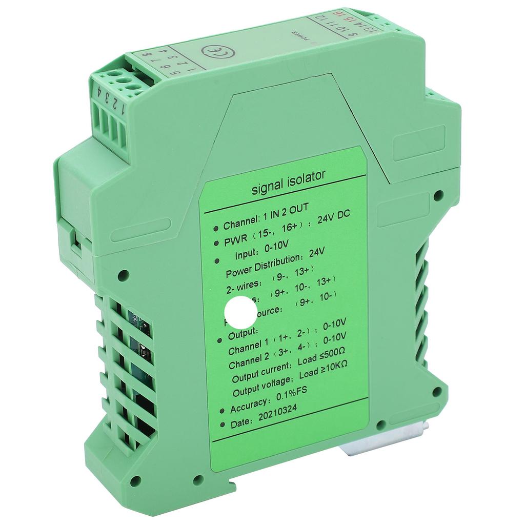 Isolator  1 Input 2 Output Current Voltage Transmitter Rail Mount Conditioner GLG