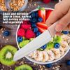 Tragbares Küchenmesser aus Edelstahl für Obst und Melonen mit Hülle für den Heimgebrauch