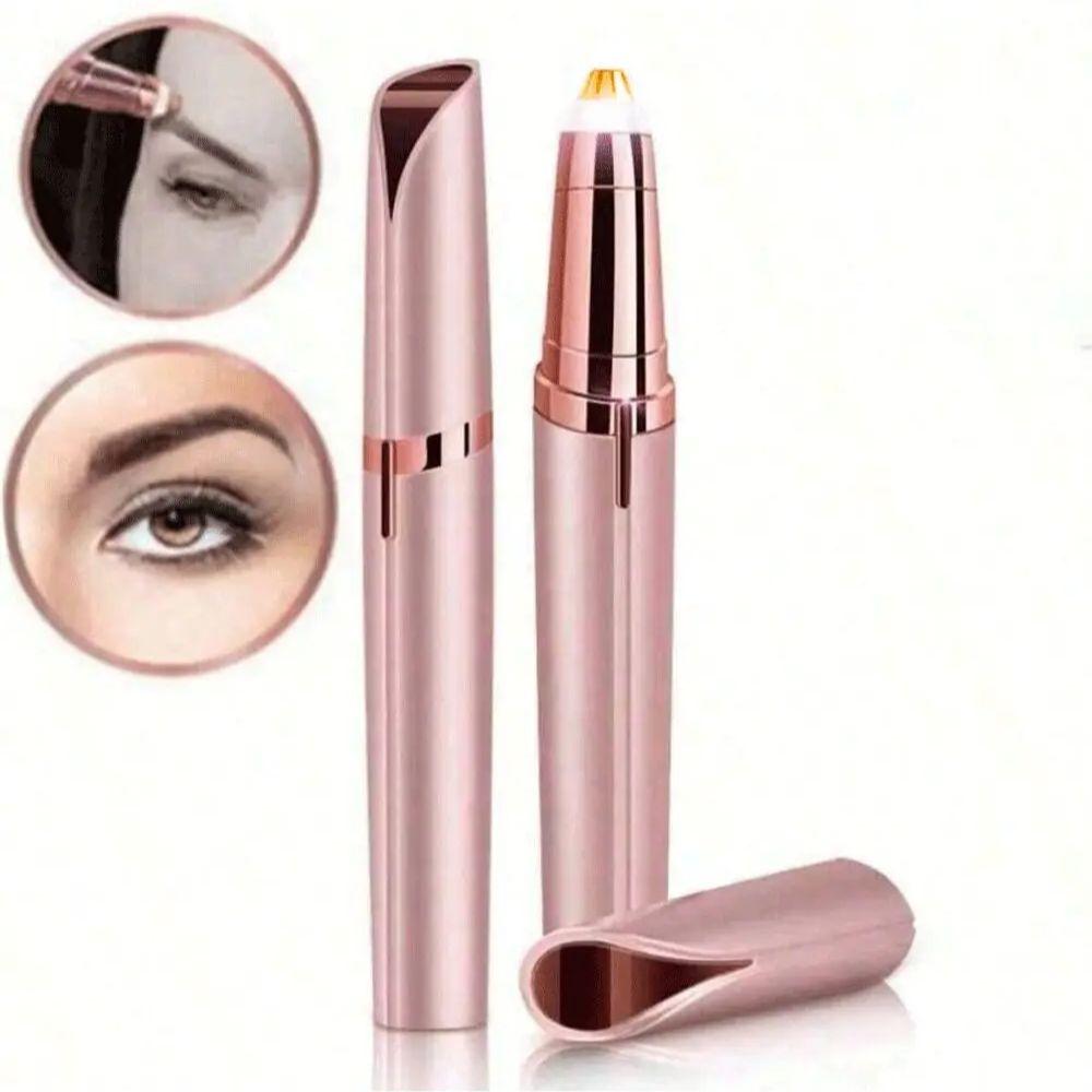 2026 Womens Electric Eyebrow Trimmer Eye Brow Shaper Pencil Face Hair Remover For Women Automatic Eyebrow Shavers Rechargeable
