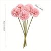 6Pcs Artificial Flowers Multi-Color Dandelions With Stems, Used for Outdoor Courtyard Festival Ceremony Decoration