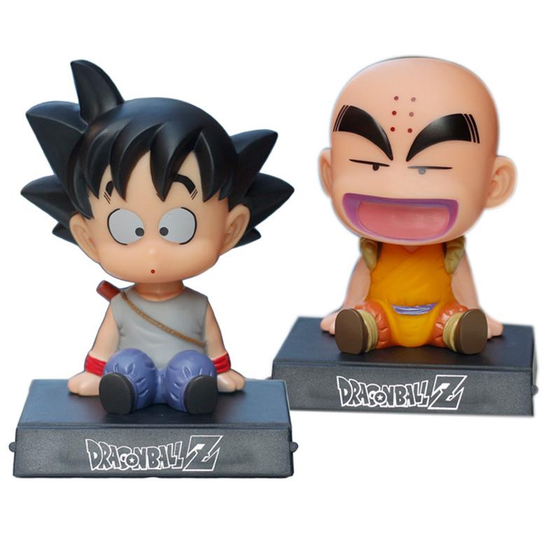 Dragon Ball Goku Kuririn Shaking Head Doll Toy Model Phone Holder Car Decoration-buy at a low prices on Joom e-commerce platform