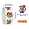 500pcs/Roll New Disney Movie Zootopia 2 Cartoon Sealing Sticker DIY PVC Laptop Decals Decoration Stiker Reward Gift Toys