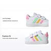 Grand Court 2.0 I White Multi-Color Baby Sneakers Cloud-White Pulse-Mint Beam-Pink HP8917