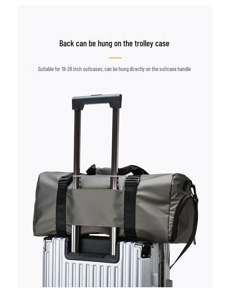 Trendige Herren Fitness- und Reisetasche mit Nass-/Trockenfach