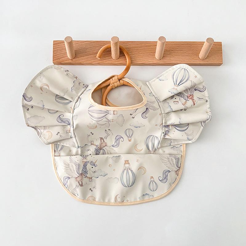 Waterproof Angel Lace Baby Bib – Stain-Resistant, Easy-Clean, Lightweight for Infants & Toddlers