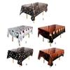 Halloween Table Cloth Skeleton Black Castle Ornament Desktop Decor for Home Dining Room Bar Decor Accessory