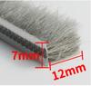 10M 5/6/7mm Elastischer gerader Haardichtungsstreifen Tür-/Fensterdichtungs-Schaumstoff Nut Nylonborstenbürsten-Dichtung Wetterleiste Staubdichter Streifen