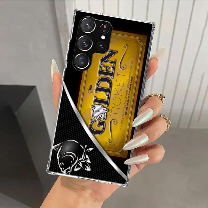 

Nash Fishing Art Phone Case for Samsung Galaxy S26 S24 S23 Ultra S25 Edge S22 S21 Plus S20 FE + Soft Print Shell Funda Galaxy S2 Samsung S26 Plus