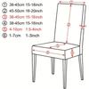 Soft Velvet Chair Covers Thick Solid Color Chair Seat Cover Stretch Dining Room Chair Slipcover Office Banquet Restaurant 1Pc