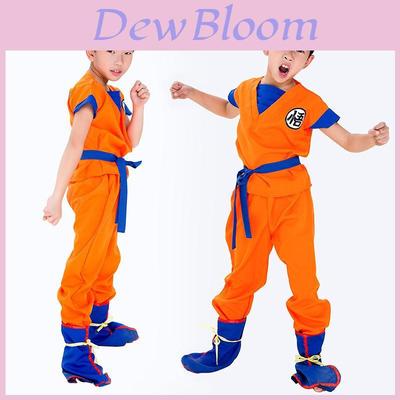 Stylish Anime Dragon Ball Z Goku Costume Set For Comfortable Fancy Dress Occasions