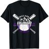 Vintage Colorado Rocky Mountains Retro Baseball Fan T-Shirt