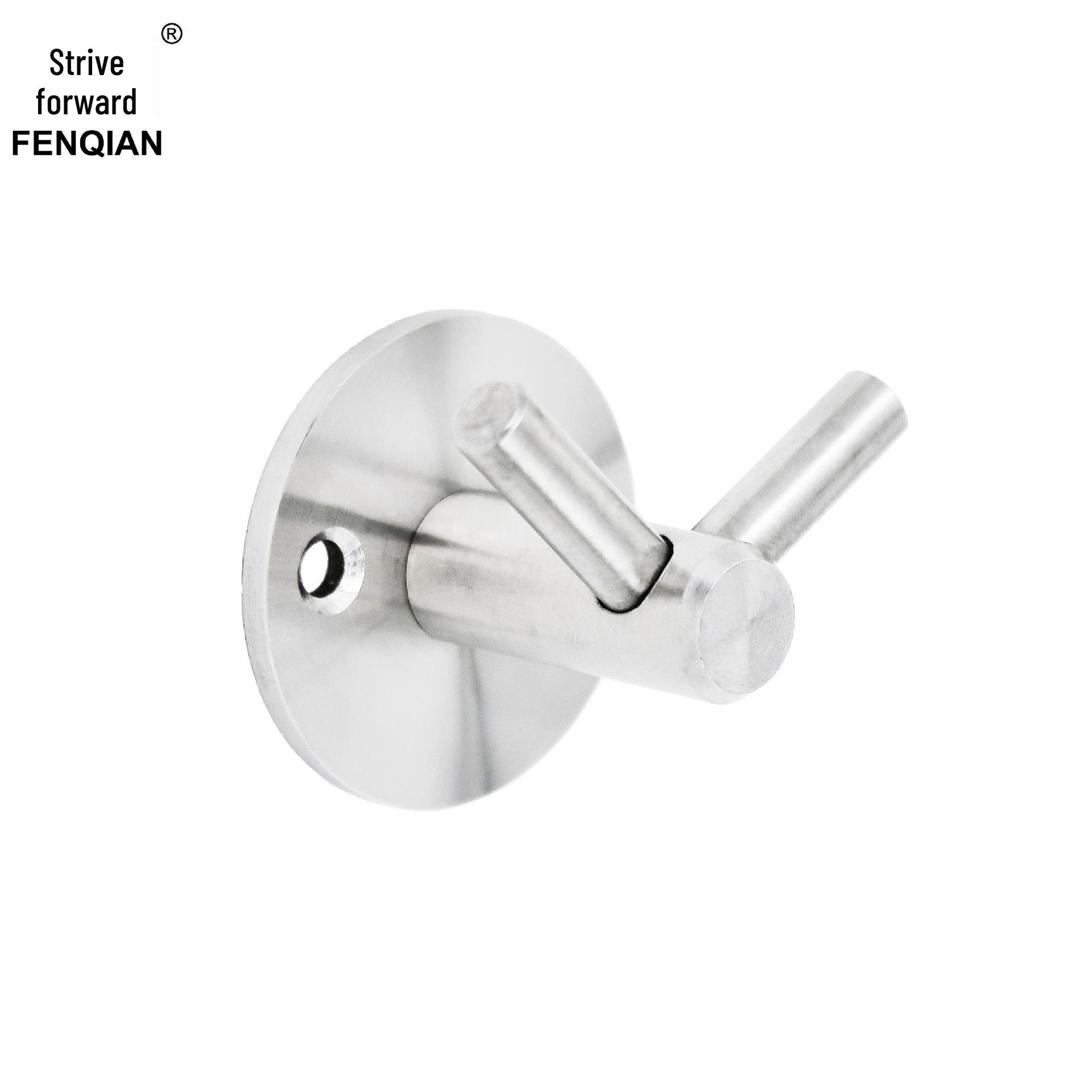 

Настенный многофункциональный крючок для одежды и шляп из нержавеющей стали 304, одинарный крючок для ванной комнаты