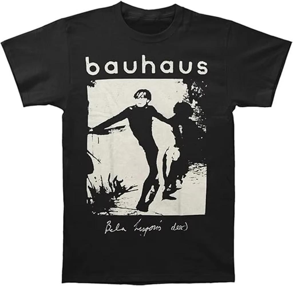 Classic Bela Lugosi's Dead Horror Post Punk 80s Bauhaus T-Shirts for Men Cotton Band Tee Short Sleeve T Shirt Women's Summer Top