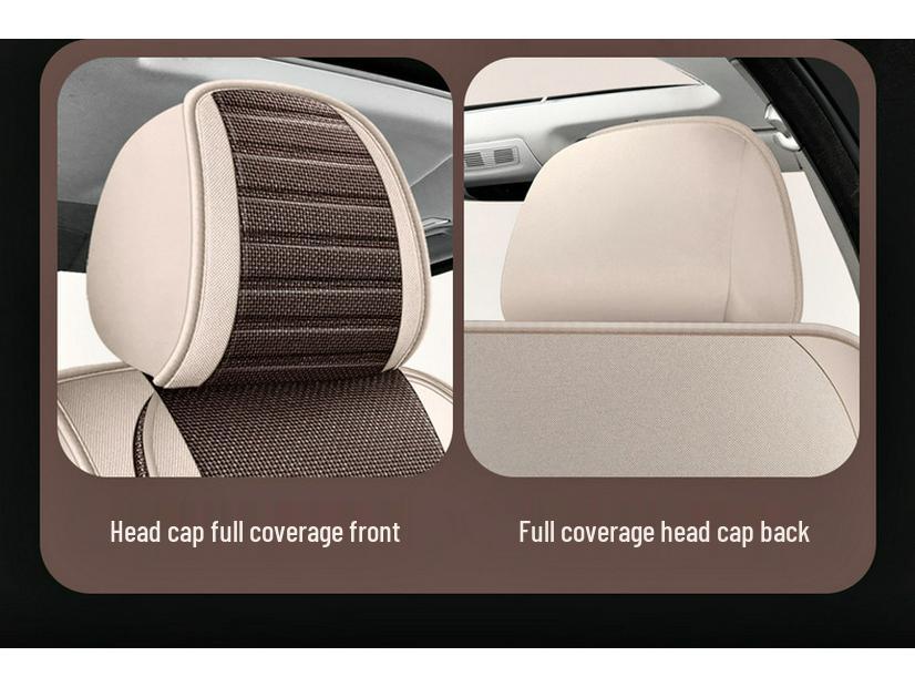 Linen Car Seat Cushion for Dongfeng Peugeot Models: 4008, 206, 207, 307, 408, 308, 2008, 5008